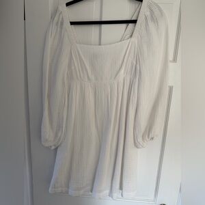 J. Crew Long Sleeve Mini Gauze Dress